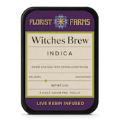 FFarms | Live Resin Infused | Witches Brew | 1/2 Gram Joints | 5pk | P15