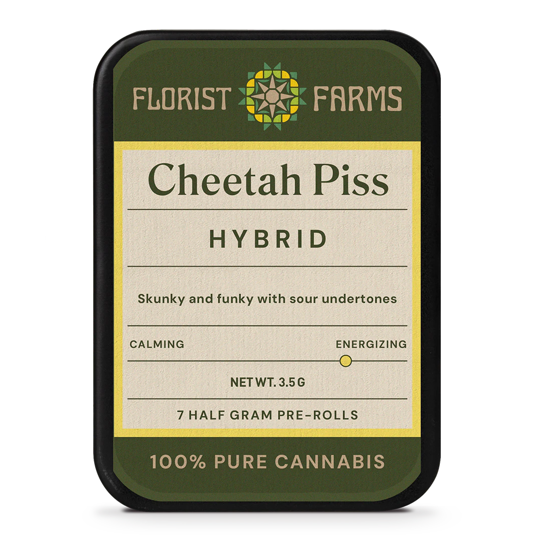 Florist Farms - Cheetah Piss pre-rolls |.5g, 7pack Main Image