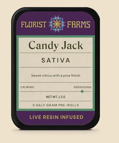 Florist Farms | Live Resin Infused | Candy Jack | 5pk | 2.5g