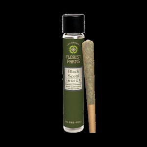 FLORIST FARMS - Black Scotti | Pre-roll | 1g | Florist Farms