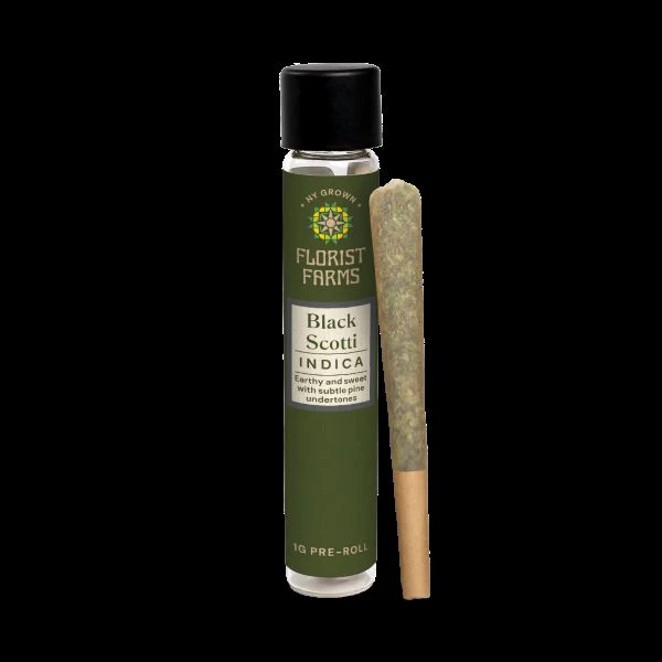 Florist Farms - Black Scotti | Pre-roll | 1g | Florist Farms Main Image