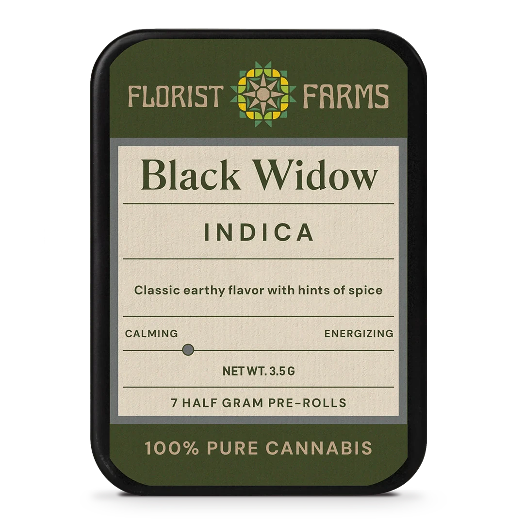 Florist Farms - Florist Farms - Black Widow - 7pk Prerolls Main Image