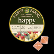 Florist Farms Strawberry Lemonade Gummy Happy 10mgTHC - 10mgCBC