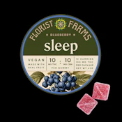 Florist Farms Blueberry Gummy Sleep 10mg THC:CBN 10 Pack