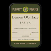 Florist Farms Lemon OG Haze .5g Joints 7 pack