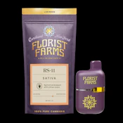 Florist Farms 1g Live Resin RS-11 Vape Pen