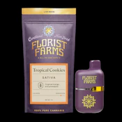 Florist Farms Tropical Cookies AIO Vape Pen 1g Live Resin