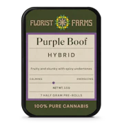 Florist Farms | Purple Boof | Preroll 7pk | 3.5g
