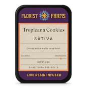 Tropicana Cookies Live Resin Infused .5g Pre-Roll 5pk