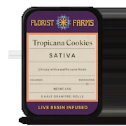Florist Farms - Tropicana Cookies - Live Resin 5pk