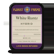Florist Farms - White Runtz - Live Resin 5pk