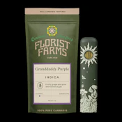 Florist Farms Granddaddy Purple AIO Rechargeable Vape Pen 1g