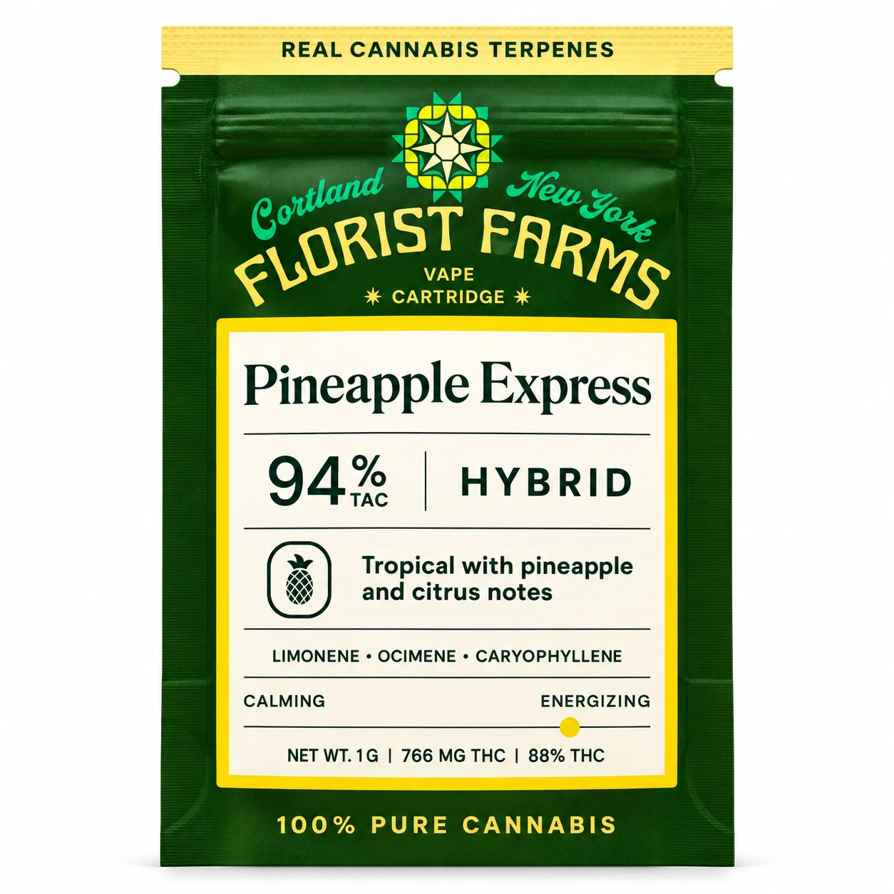 Florist Farms - Florist Farms | Pineapple Express | Vape Cartridge | 1g Main Image