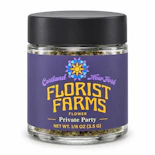 Private Party – Hybrid – 23% THC | 3.5g Flower | Florist Farms  -w8 back