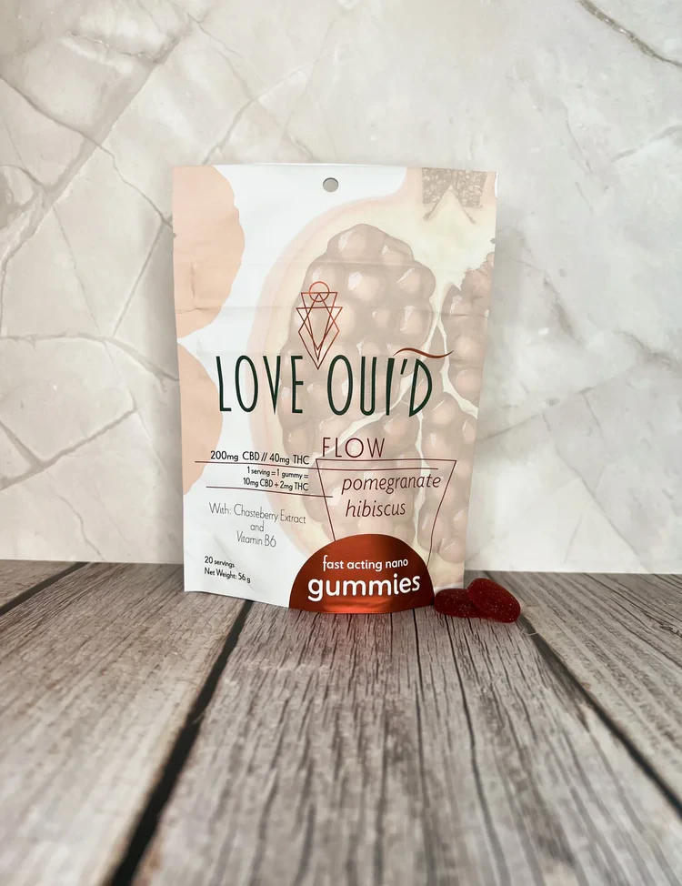 Love Oui'd - Love O'uid - Flow Pomegranate Hibiscus - Gummy - 20 x 2mg Main Image