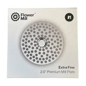 FLOWER MILL - Flower Mill - Next Gen Premium 2.0" Mill Plates - Extra Fine #1 
