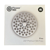 Flower Mill - Next Gen Premium 2.0" Mill Plates - #2 Fine