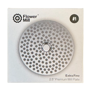 FLOWER MILL - Flower Mill - Next Gen Premium 2.5" Mill Plates - Extra Fine #1