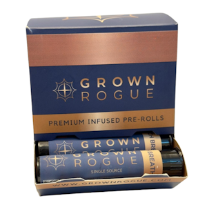 GROWN ROGUE - Jelly Breath, Hash Infused Preroll, 2 pack, 1.5g