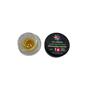 ALTA GARDENS - Purple Martian Kush, Cured Resin