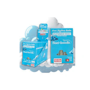 FEEL GOODS - Raspberry Lemonade, Infused Preroll, 5 pack, 3.75g