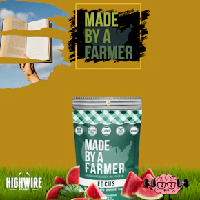 Made By A Farmer Focus Gummies Watermelon CBG:CBD 500mg