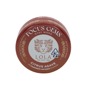 Focus Gems (Citrus Agave) (I) | 20pk 100mg 1:1:1 CBG:THCv:THC | Lola