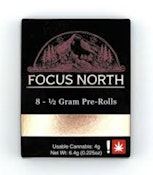 Focus North | Guava CBD | .5 g Pre-Rolls 8 pk