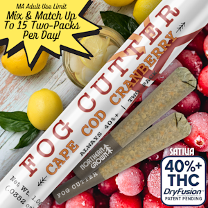 Fog Cutter - Cape Cod Cranberry Infused PreRoll 2 Pack - 1g - BBN