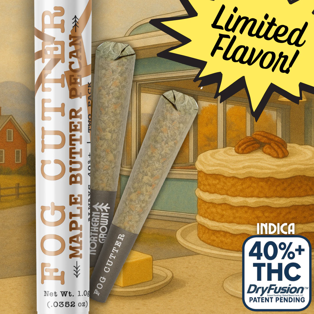 Northern Grown - Maple Butter Pecan Fog Cutter - 0.5g x 2pk. Infused Prerolls - Northern Grown Main Image
