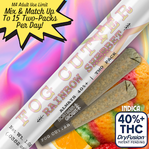 Fog Cutter - Rainbow Sherbet Infused PreRoll 2 Pack - 1g - BBN