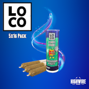 LOCO Forbidden Fruit Diamond Infused Preroll Pack (5x1g)