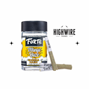 Forte Cannabis Mango Haze Bubble Hash Infused Preroll .5g 3pack