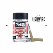 Forte Cannabis Strawberry Cream Bubble Hash Infused Preroll .5g 3 Pack