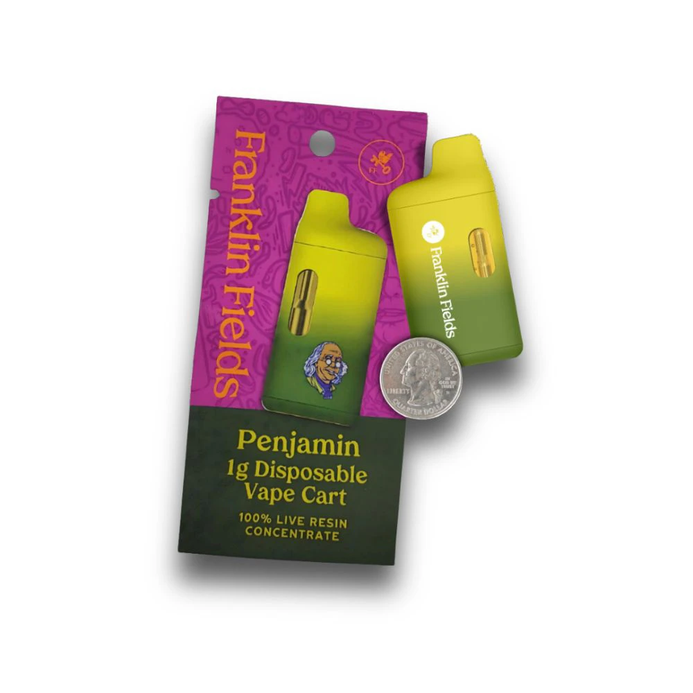 Franklin Fields - Wild Cherry 1g Live Resin Disposable Penjamin - FRANKLIN FIELDS Main Image