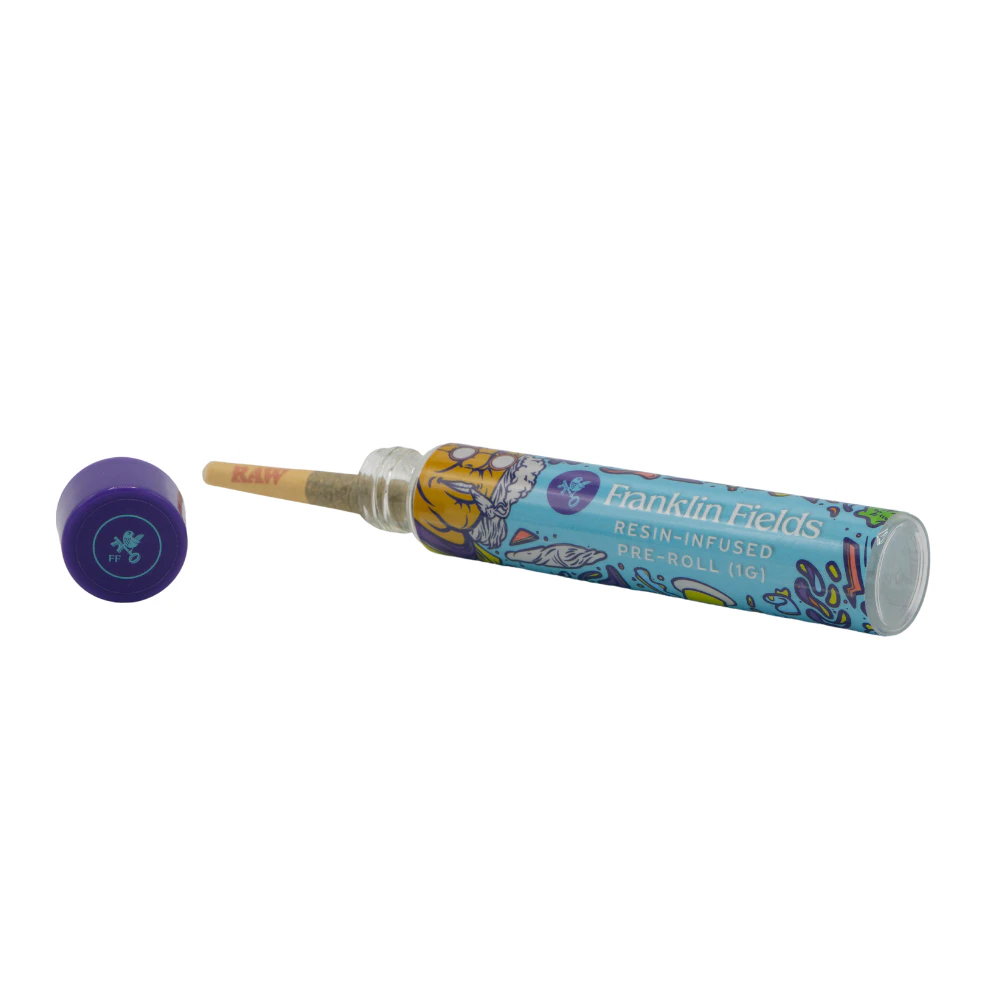 Franklin Fields - Sour Razz 1g Resin Infused Preroll - FRANKLIN FIELDS Main Image
