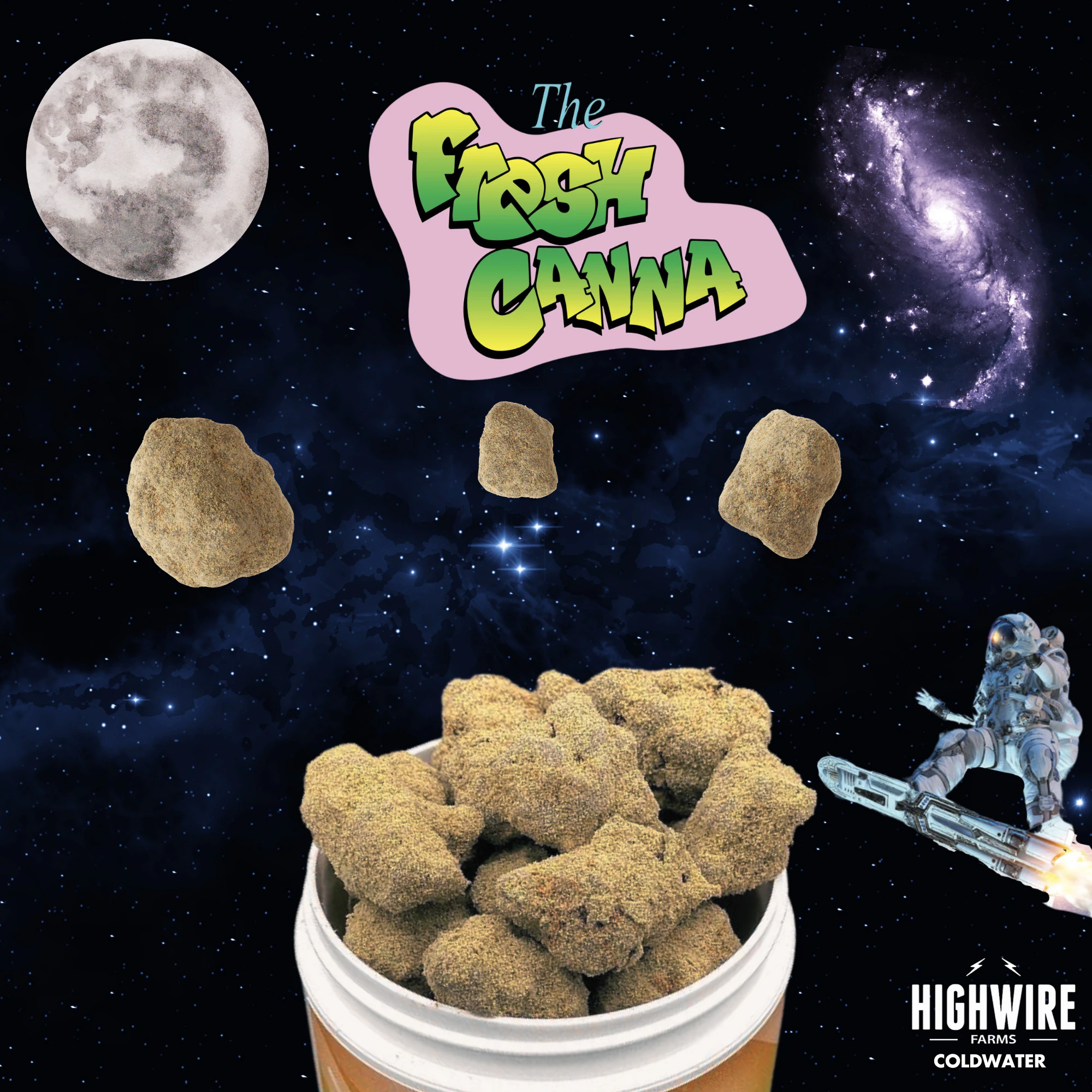 Fresh Canna - Blueberry Live Resin Moon Rock 1g Main Image