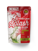 Fresh Coast Splash | Strawberry Kiwi | 4:1 THC:THCv Gummies | 200mg