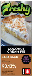 Freshy - Coconut Cream Pie, Live Resin + Botanical Terpenes, 1g