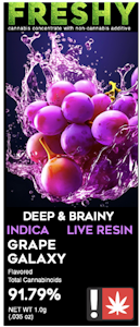 Freshy - Grape Galaxy, Live Resin + Botanical Terpenes, 1g