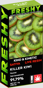 Freshy - Killer Kiwi, Live Resin + Botanical Terpenes, 1g