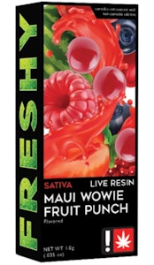 Freshy - Maui Wowie Fruit Punch, Live Resin + Botanical Terpenes, 1g