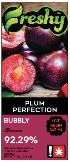 FRESHY - Plum Perfection, Live Resin + Botanical Terpenes, 1g Main Image