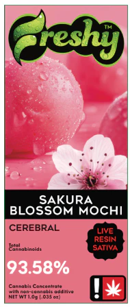 FRESHY - Sakura Blossom Mochi, Live Resin + Botanical Terpenes, 1g Main Image