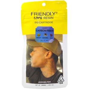 FRIENDLY BRAND - Carbon Fiber 1g Live Resin Cart - Friendly Brand