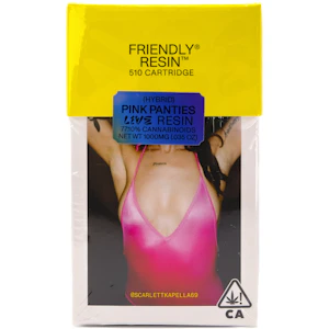 Friendly Brand - Pink Panties 1g Live Resin Cart - Friendly Brand