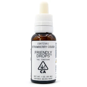 FRIENDLY BRAND - Strawberry Cough 1000mg Full Spectrum Tincture - Friendly Brand