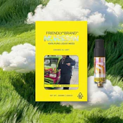 Friendly Brand Garlic Sherbert Live NuResin Cartridge 1.0g