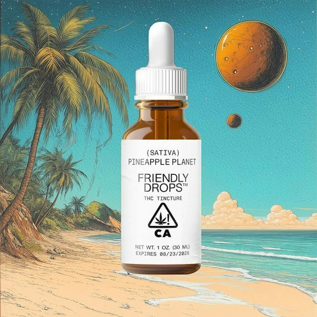 Friendly Brand - Friendly Brand Pineapple Planet Full Spectrum Tincture 30ml (1000mg) Main Image