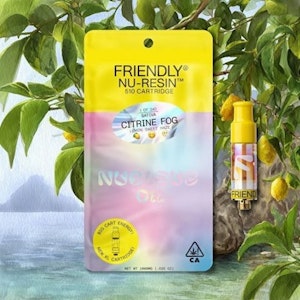 FRIENDLY BRAND - Citrine Fog 1g Nuresin Live Resin Cart - Friendly Brand